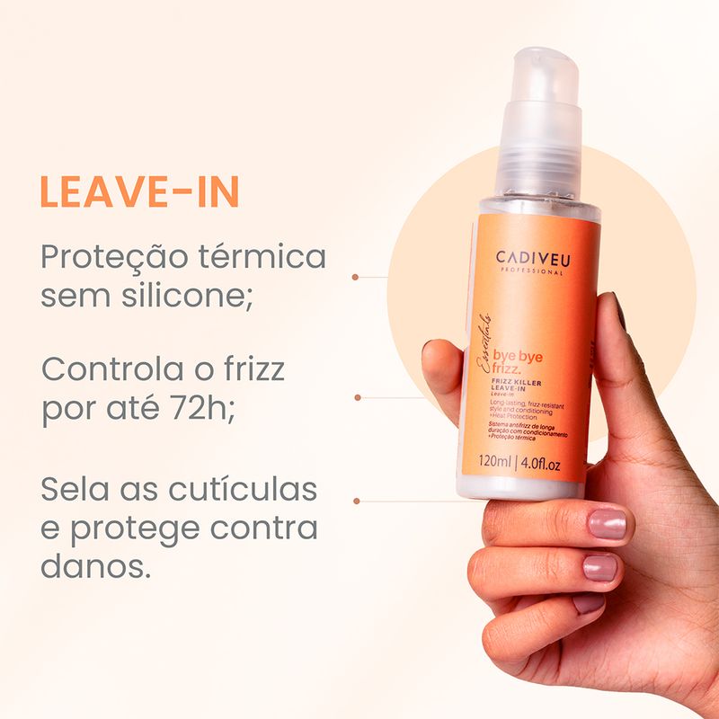 Leave-in-Frizz-Killer-Cadiveu-Essentials-Bye-Bye-Frizz-120-ml-Caracteristicas