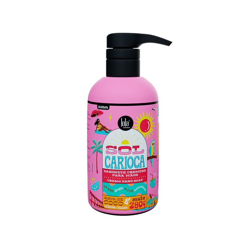 Sabonete-Cremoso-para-as-Maos-Lola-Cosmetics-Sol-Carioca-280-g-Vitrine