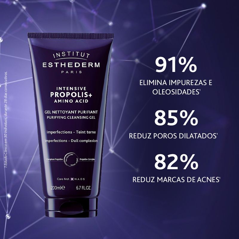 Gel-de-Limpeza-Facial-Esthederm-Intensive-Propolis---Amino-Acid-200-ml-Resultados