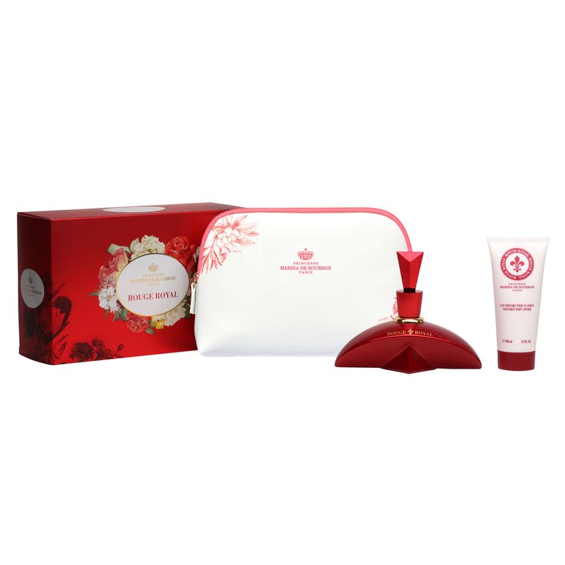 Kit-Perfume-Marina-de-Bourbon-Rouge-Royal-Feminino-Eau-de-Parfum-100-ml---Locao-Corporal-100-ml---Necessaire-Vitrine