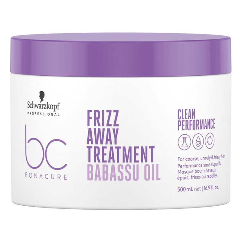 Mascara-Anti-frizz-Schwarzkopf-Professional-Bonacure-Frizz-Away-500-ml-Vitrine