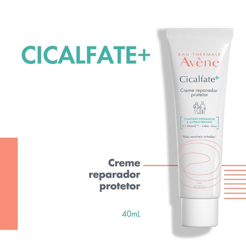 Creme-Facial-Reparador-Avene-Eau-Thermale-Cicalfate--40-ml-Produto
