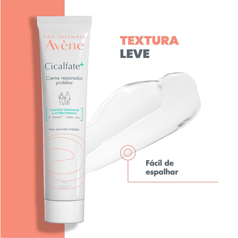 Creme-Facial-Reparador-Avene-Eau-Thermale-Cicalfate--20-ml-Textura