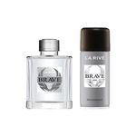 Kit-Perfume-La-Rive-Brave-Man-Masculino-Eau-de-Toilette-100-ml---Desodorante-150-ml-Produtos