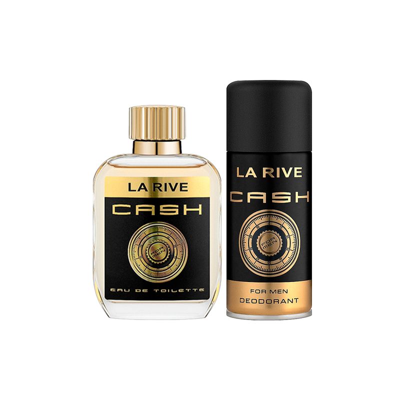 Kit-Perfume-La-Rive-Cash-Masculino-Eau-de-Toilette-100-ml---Desodorante-150-ml-Produtos