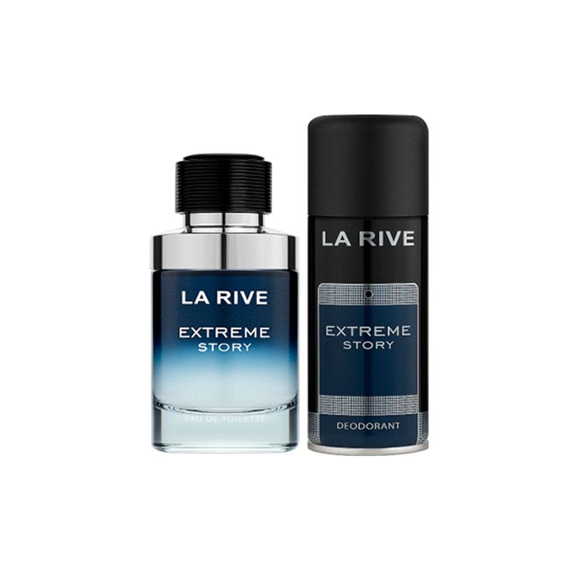 Kit-Perfume-La-Rive-Extreme-Story-Masculino-Eau-de-Toilette-75-ml---Desodorante-150-ml-Produtos