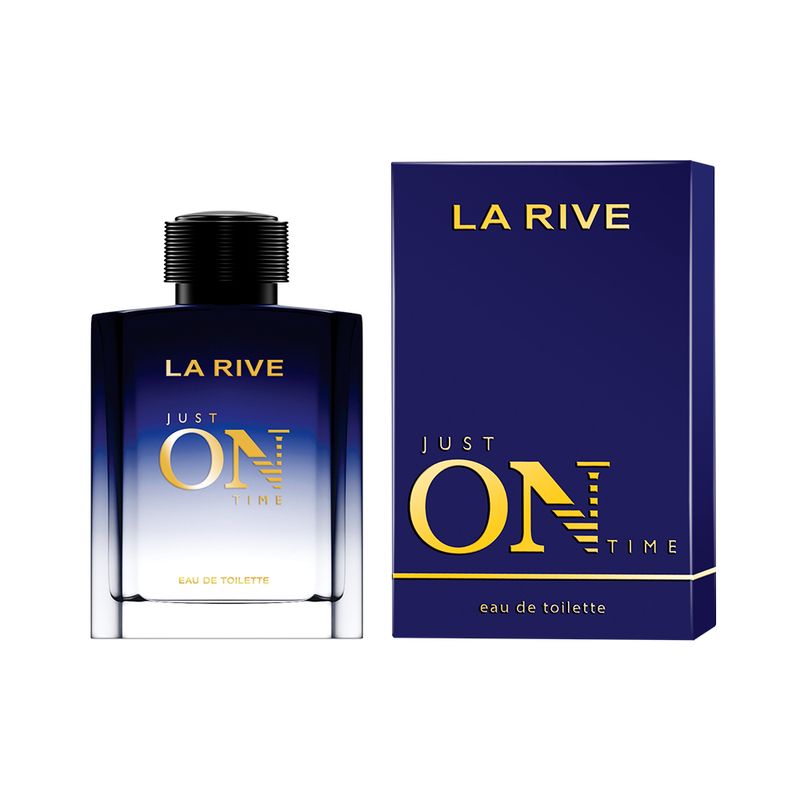Perfume-La-Rive-Just-on-Time-Masculino-Eau-de-Parfum-100-ml-Frasco-e-Caixa