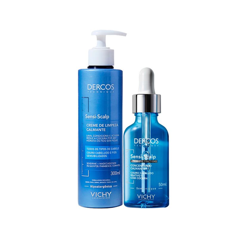 Kit-Capilar-Vichy-Dercos-Sensi-Scalp---Creme-de-Limpeza-300-ml---Serum-Capilar-50-ml-Vitrine
