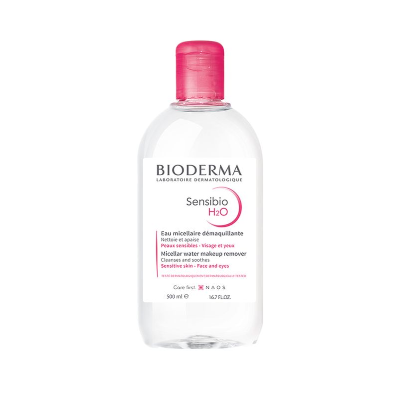 Kit-2-Aguas-Micelar-Facial-de-Limpeza-Bioderma-Sensibio-H2O-500-ml-Produto
