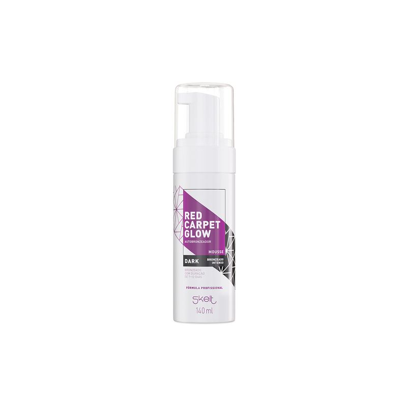 Mousse-Autobronzeador-Corporal-Skelt-Red-Carpet-Glow-Dark-140-ml-Vitrine