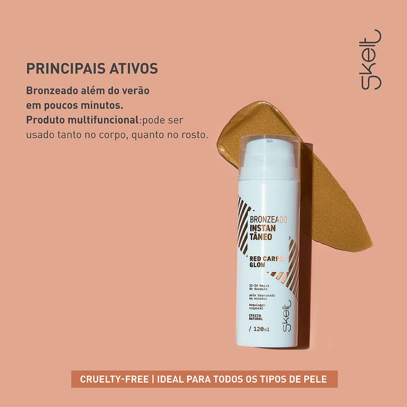 Locao-Autobronzeadora-Corporal-Skelt-Red-Carpet-Glow-120-ml-Ativos