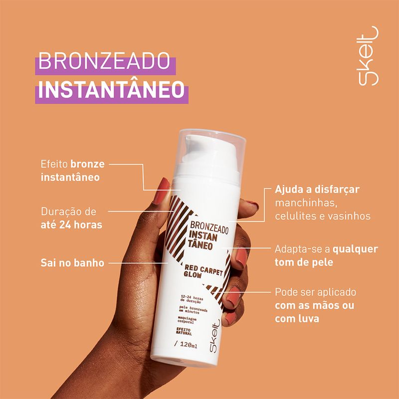 Locao-Autobronzeadora-Corporal-Skelt-Red-Carpet-Glow-120-ml-Beneficios