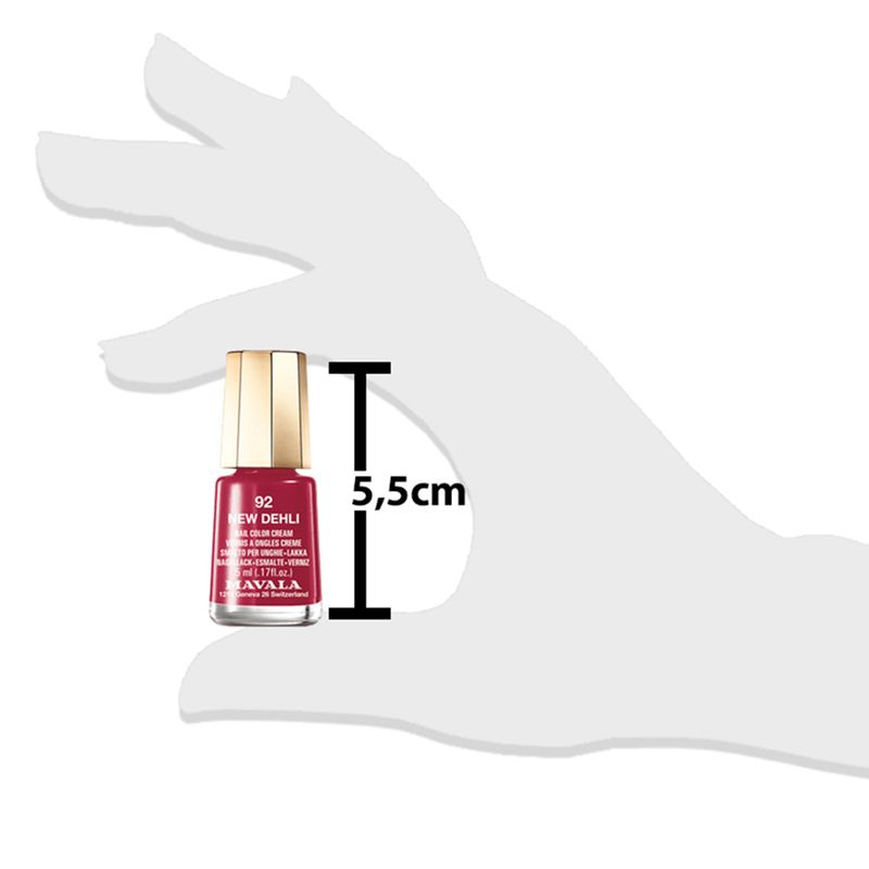 Mini-Esmalte-Cremoso-Mavala-Mini-Color-New-Delhi-092-5-ml-Dimensoes
