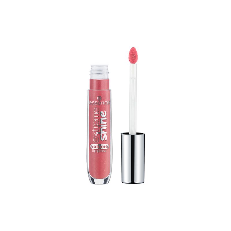 Gloss-Labial-Liquido-Cintilante-Essence-Extreme-Shine-Volume-09-Shadow-Rose-5-ml-Vitrine