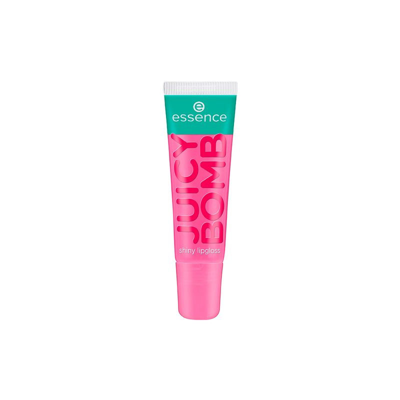 Gloss-Labial-Liquido-Cintilante-Essence-Juicy-Bomb-102-Witty-Watermelon-10-ml-Vitrine