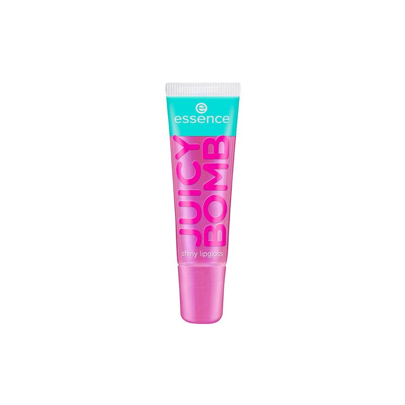 Gloss-Labial-Liquido-Cintilante-Essence-Juicy-Bomb-105-Bouncy-Bubblegum-10-ml-Vitrine