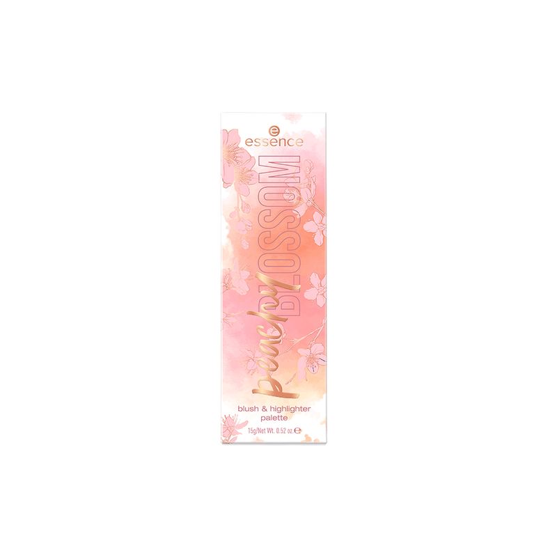Paleta-de-Blush-e-Iluminador-em-Po-Essence-Peachy-Blossom-5-Shades-Produto-Fechado