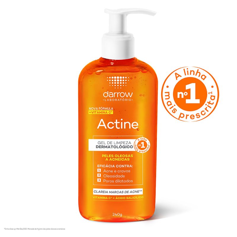 Gel-Facial-de-Limpeza-Darrow-Actine-240-g-Selo-um