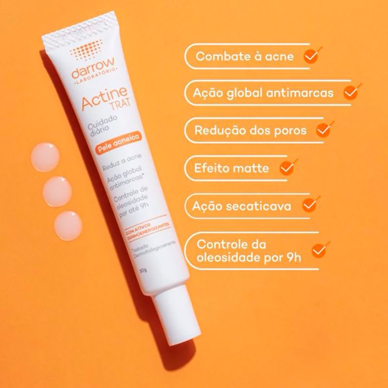 Gel-Facial-Antiacne-Darrow-Actine-Trat-Cuidado-Diario-30-g-Resultado-um