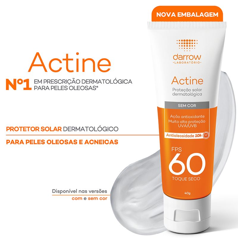 Protetor-Solar-Facial-Darrow-Actine-FPS-60-40-g-Textura