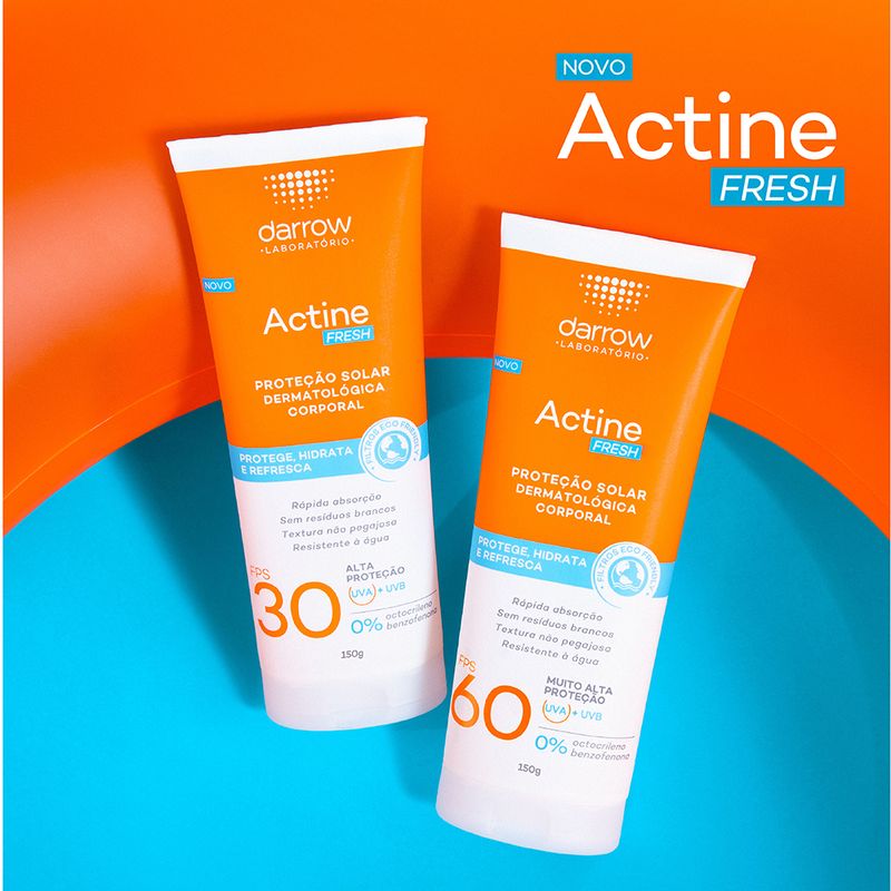 Protetor-Solar-Corporal-Darrow-Actine-Fresh-FPS-60-150-g-Ambientada
