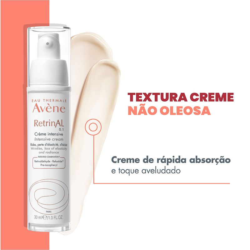Creme-Anti-idade-Facial-Avene-Retrinal-0.1-30-ml-Textura