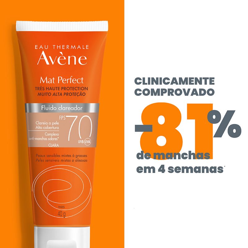 Protetor-Solar-Facial-Clareador-Avene-Eau-Thermale-Mat-Perfect-FPS-70-Clara-40-g-Resultado