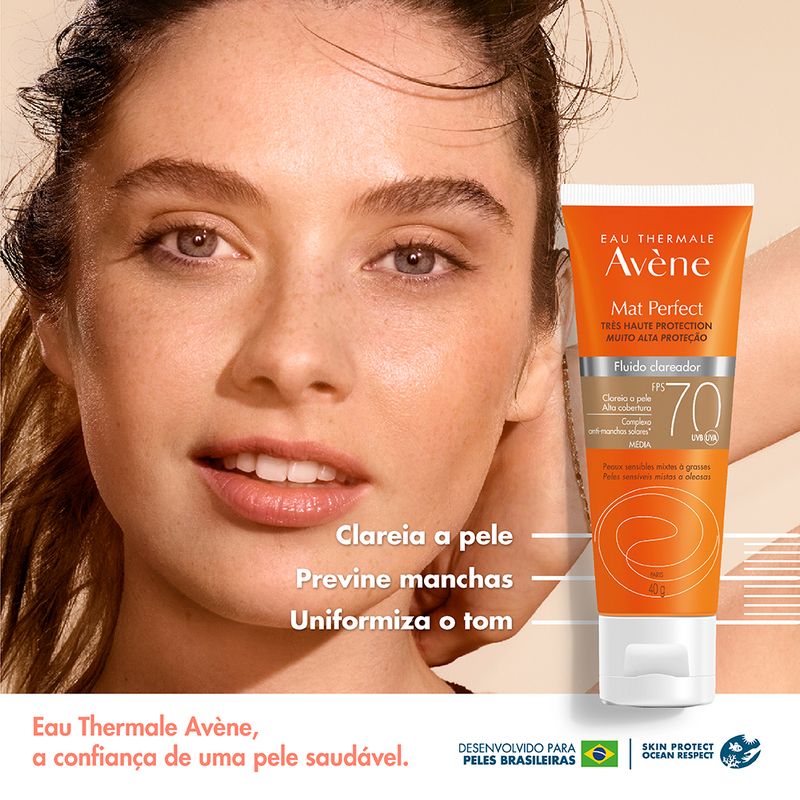 Protetor-Solar-Facial-Clareador-Avene-Eau-Thermale-Mat-Perfect-FPS-70-Media-40-g-Banner