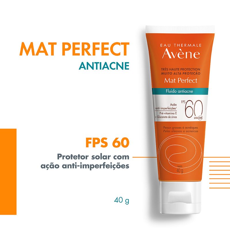 Protetor-Solar-Facial-Anti-Acne-Avene-Eau-Thermale-Mat-Perfect-FPS-60-40-g-Produto