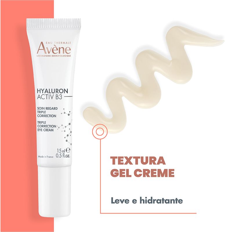 Creme-Anti-idade-para-os-Olhos-Avene-Hyaluron-Activ-B3-15-ml-Textura