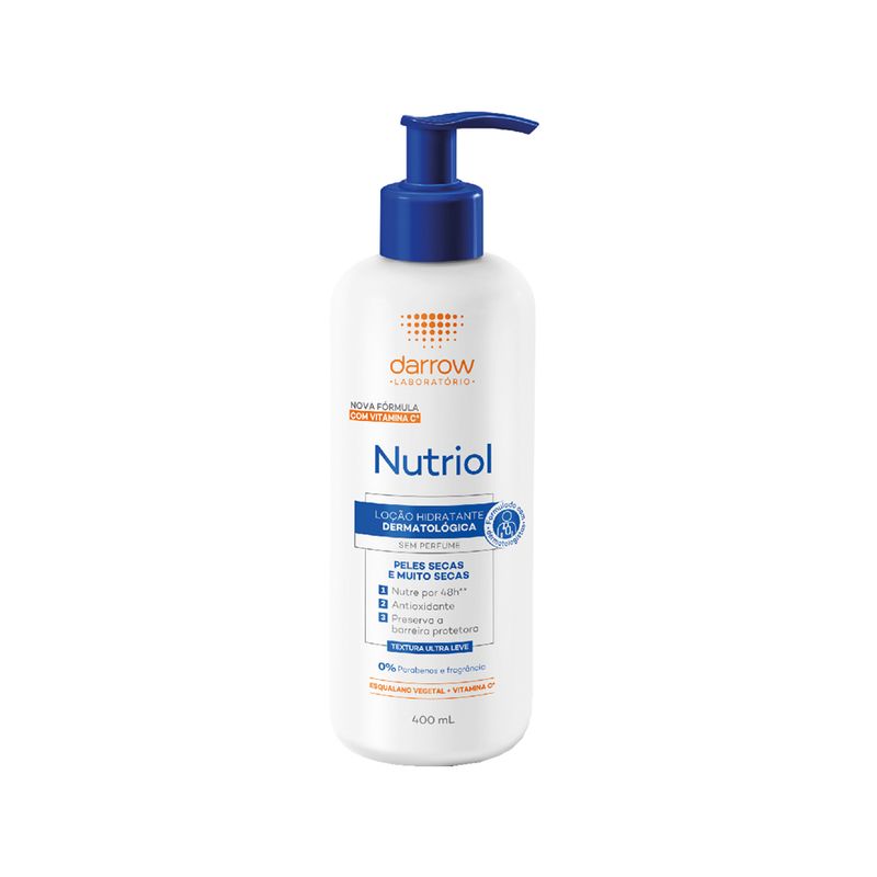 Locao-Hidratante-Corporal-Darrow-Nutriol-Sem-Perfume-400-ml-Vitrine