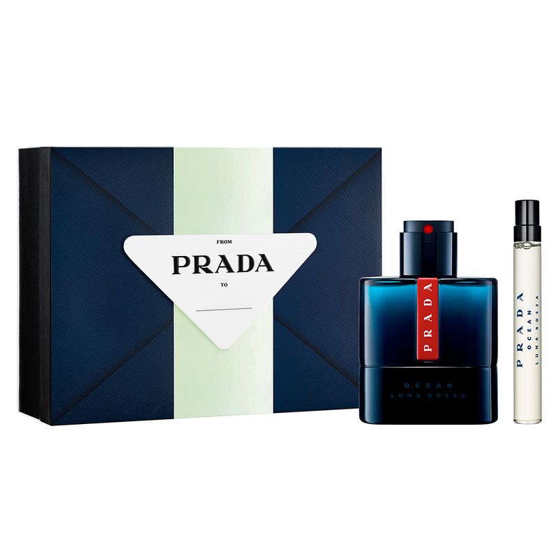 Kit-Perfume-Prada-Luna-Rossa-Ocean-Masculino-Eau-de-Toilette-50-ml---Miniatura-10-ml-Vitrine