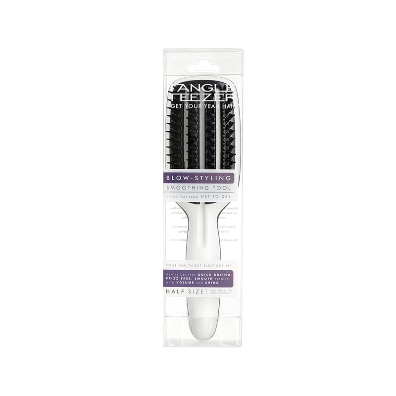 Escova-para-Modelar-Tangle-Teezer-Blow-Styling-Half-Paddle-Preto-e-Branco-Embalagem