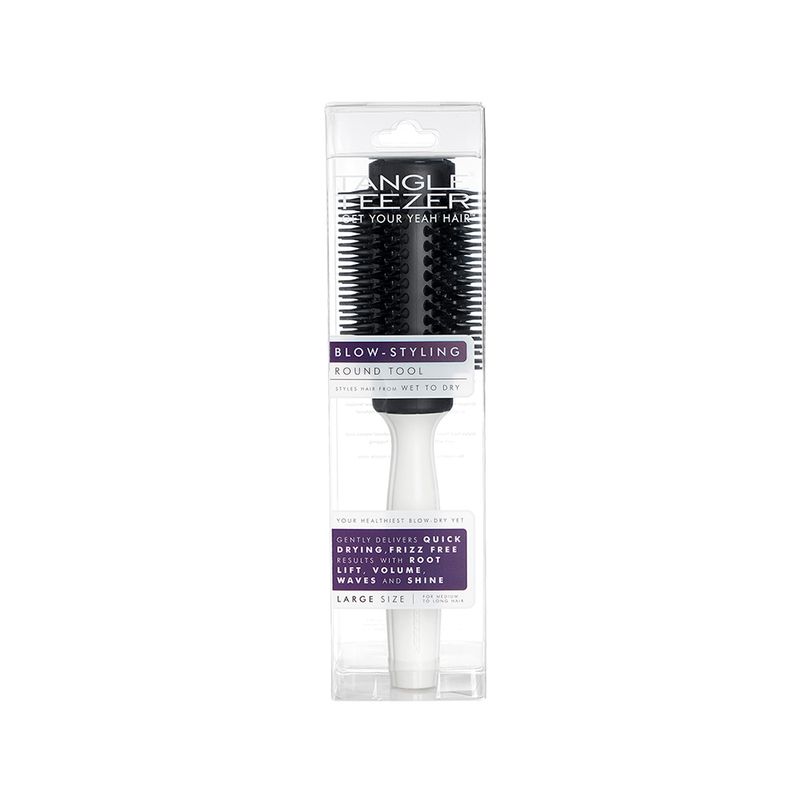 Escova-para-Modelar-Tangle-Teezer-Blow-Styling-Round-Tool-Large-Preto-e-Branco-Embalagem