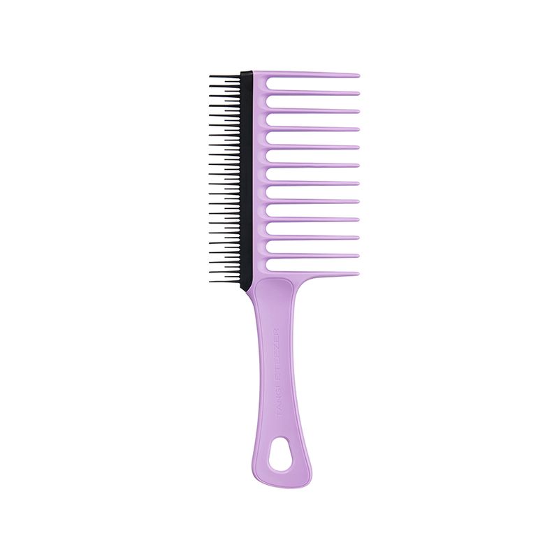 Pente-para-Desembaracar-Tangle-Teezer-Combs-Wide-Tooth-Lilas-e-Preto-Vitrine