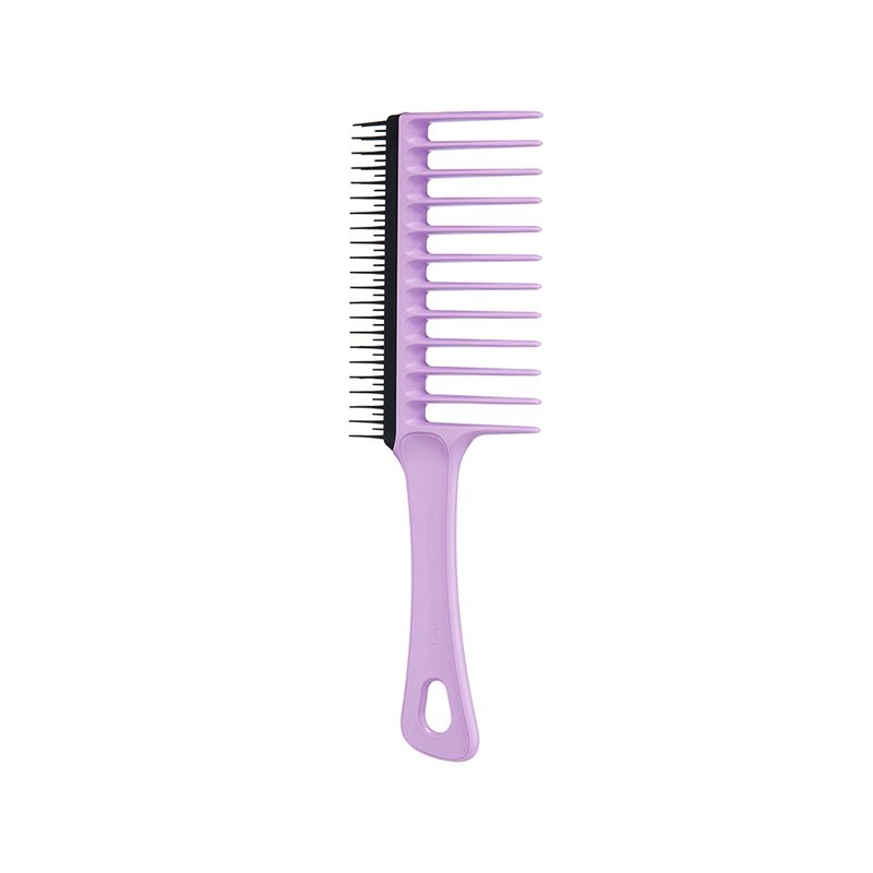 Pente-para-Desembaracar-Tangle-Teezer-Combs-Wide-Tooth-Lilas-e-Preto-Visao-Diagonal