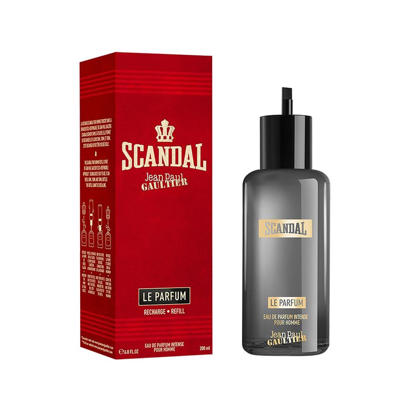 Perfume-Jean-Paul-Gaultier-Sacandal-Le-Parfum-Intense-Masculino-Eau-de-Parfum-Refil-200-ml-Caixa-e-Frasco