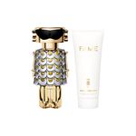 Kit-Perfume-Paco-Rabanne-Fame-Feminino-Eau-de-Parfum-80-ml---Locao-Corporal-100-ml-Produtos