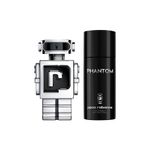 Kit-Perfume-Paco-Rabanne-Phantom-Masculino-Eau-de-Toilette-100-ml---Desodorante-150-ml-Produtos