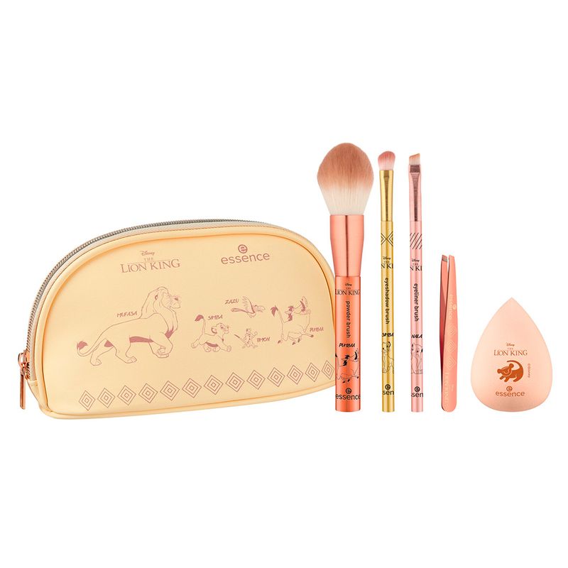 Kit-Essence-Disney-The-Lion-King---3-Pinceis---Ponca---Esponja---Necessaire-Vitrine