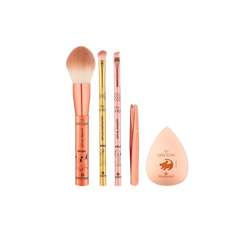 Kit-Essence-Disney-The-Lion-King---3-Pinceis---Ponca---Esponja---Necessaire-Pinceis