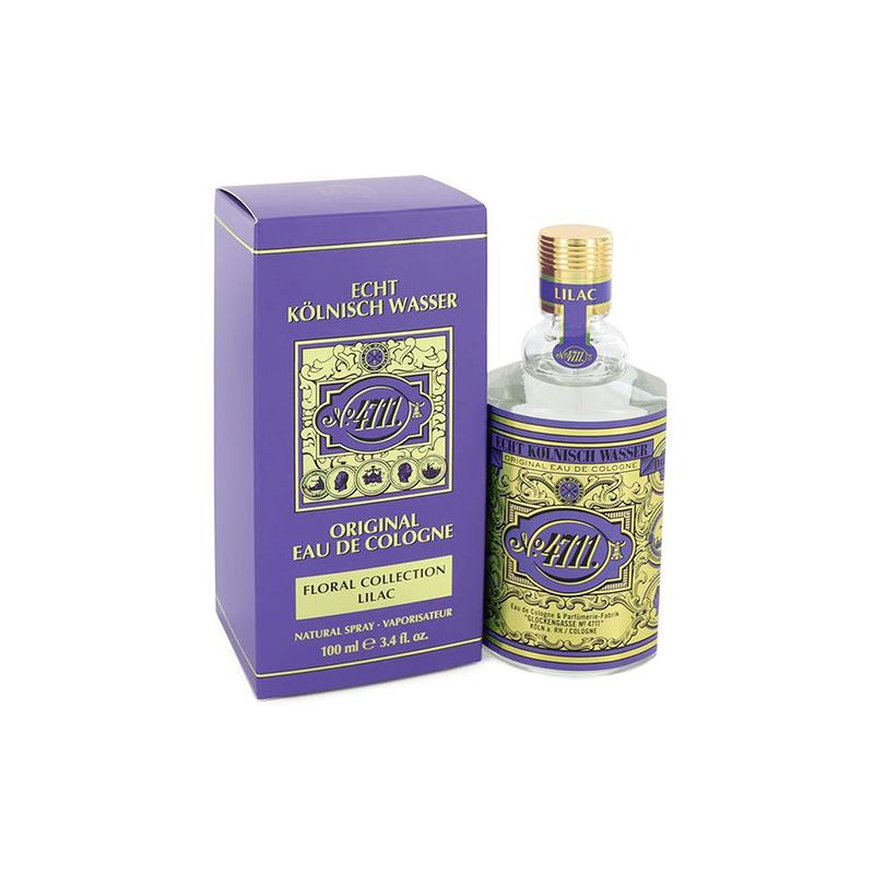 Colonia-4711-Floral-Collection-Lilac-Unissex-Eau-de-Cologne-100-ml-Caixa-e-Frasco