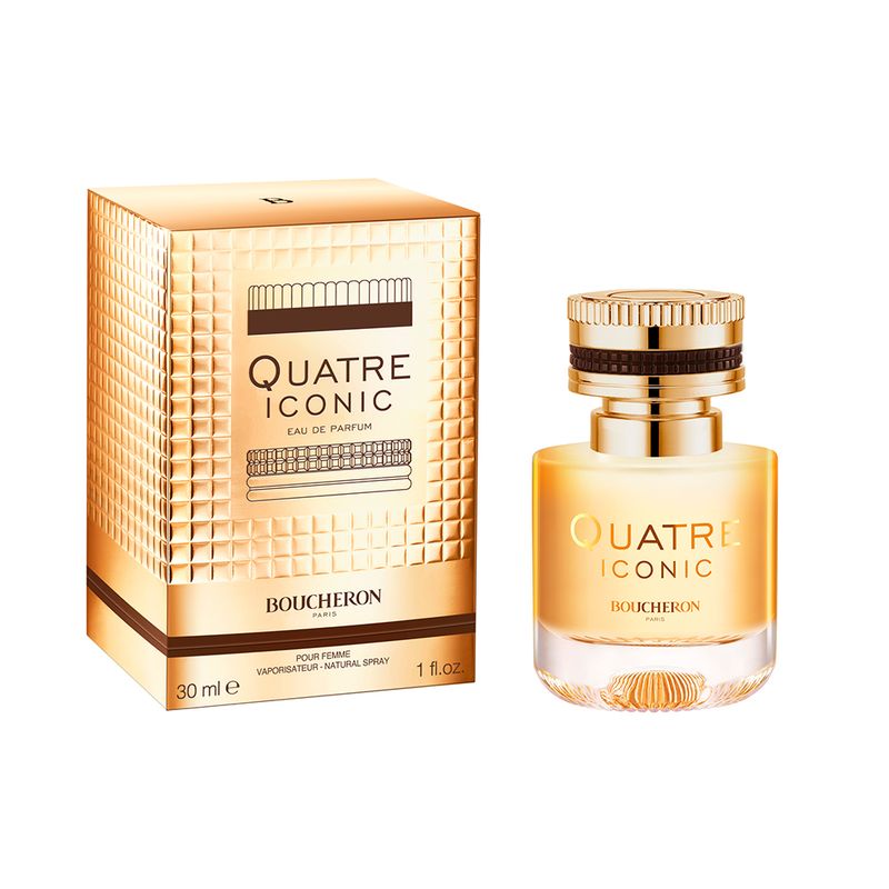 Perfume-Boucheron-Quatre-Iconic-Feminino-Eau-de-Parfum-30-ml-Caixa-e-Frasco