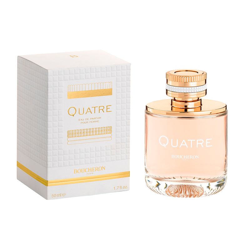 Perfume-Boucheron-Quatre-Pour-Feminino-Eau-de-Parfum-50-ml-Caixa-e-Frasco