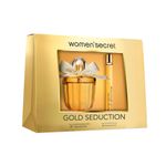 Kit-Perfume-Women-Secret-Gold-Seduction-Feminino-Eau-de-Parfum-100-ml---Roll-on-Miniatura-10-ml-Vitrine