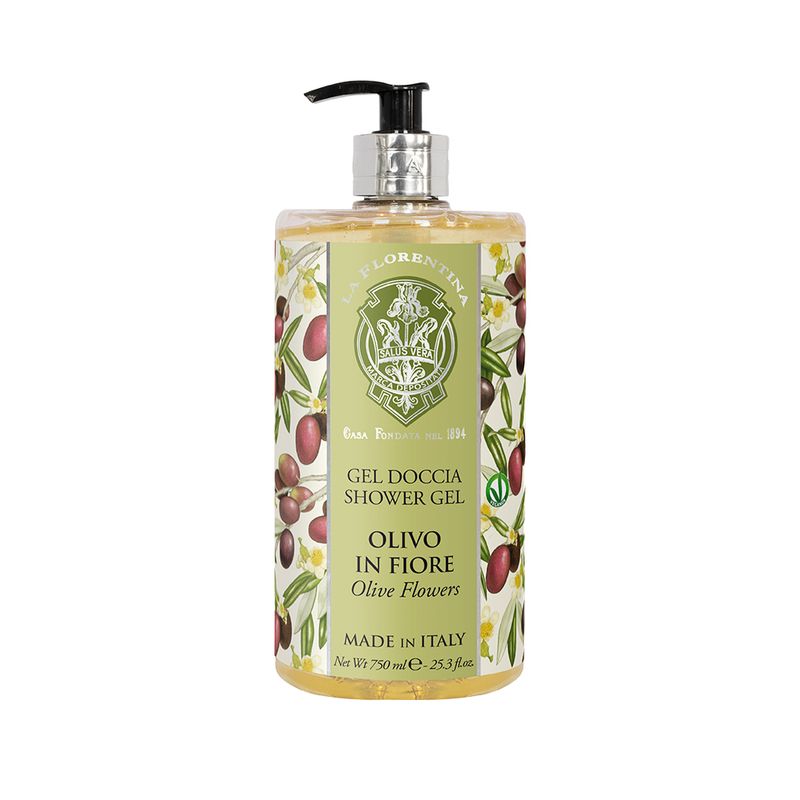 Gel-de-Banho-Corporal-La-Florentina-Folha-de-Oliveira-750-ml-Vitrine
