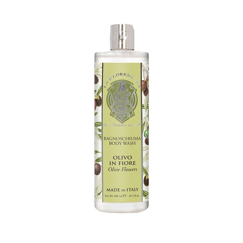 Espuma-para-Banho-Liquida-La-Florentin-Folha-de-Oliveira-500-ml-Vitrine