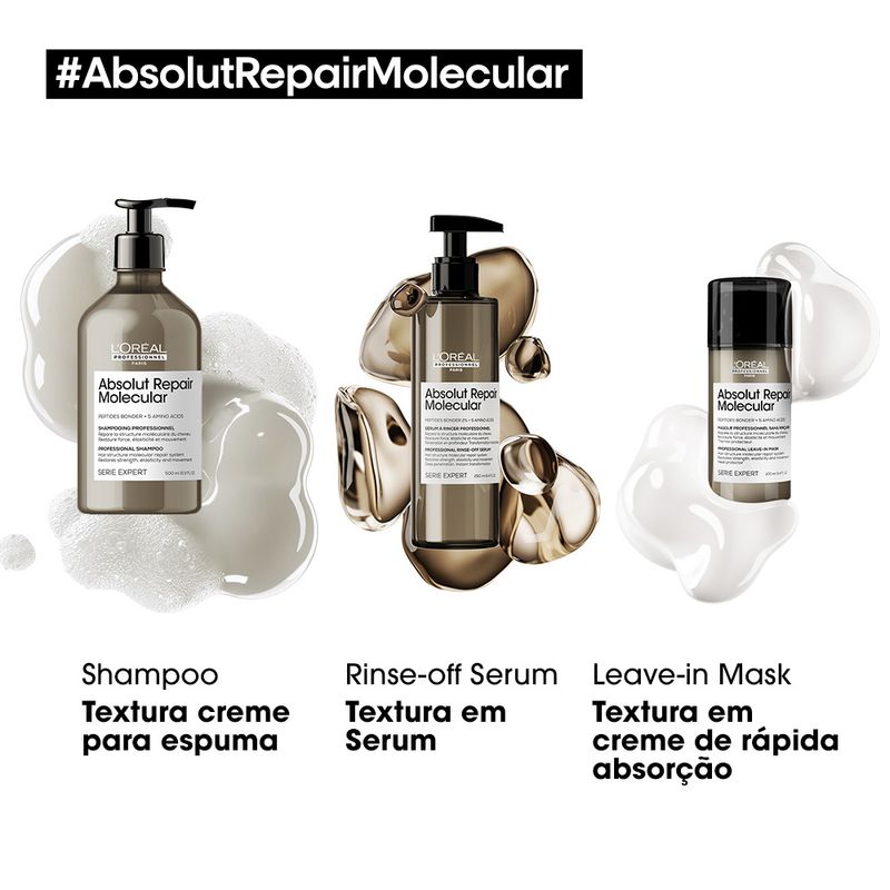Shampoo-L-Oreal-Professionnel-Absolut-Repair-Molecular-500-ml-Rotina