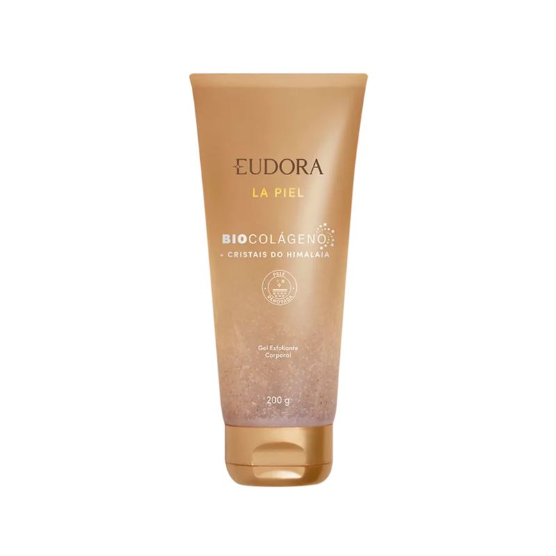 Gel-Esfoliante-Corporal-Eudora-La-Piel-Bikocolageno---Cristais-do-Himalaia-200-g-Vitrine