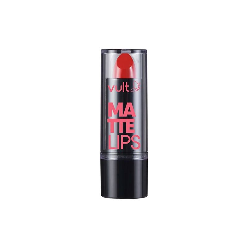 Batom-Cremoso-Matte-Vult-Hidra-Lips-11-Vermelho-Real-38-g-Produto-Fechado